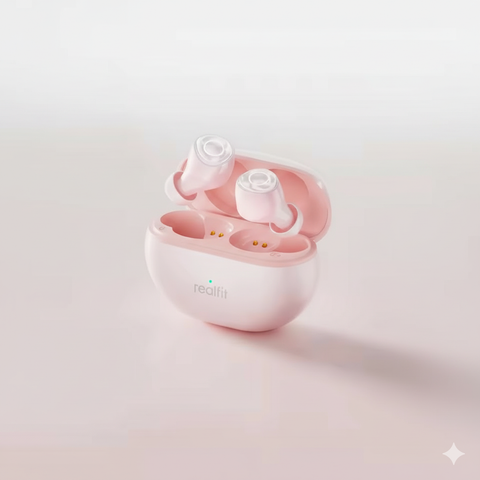 Sleep earphones mini ANC earphones 40db active noise cancellation HIFI wireless headphones